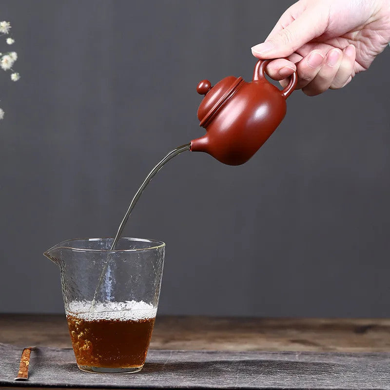 Yixing Zisha Purple Clay Handmade Small Capacity Tea Pot Chinese Teaware