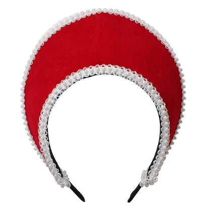 Women Cosplay Headbands Medieval Crown Headpiece Royal French Mary Queen Costume