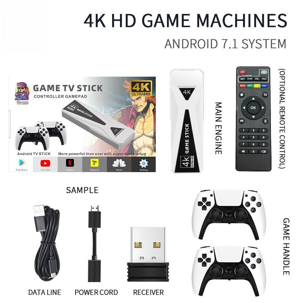 2026 New Upgraded GT68 Retro Handheld Game Console, 128GB Mini Video Game