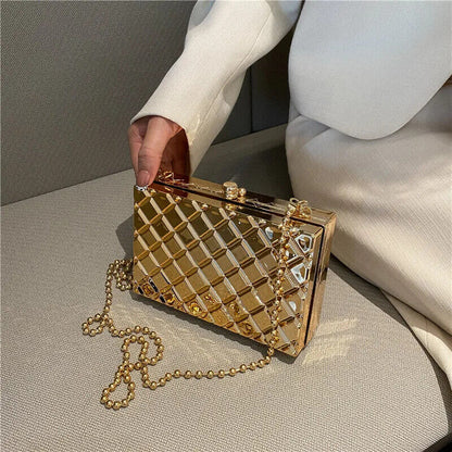 Clutch Bag Box Party Evening Chain Shoulder Crossbody Bags Mini Purse Handbags