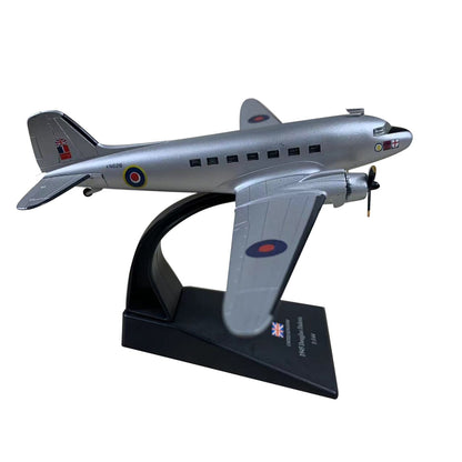 1/144 Scale WWII UK For Douglas C-47 Dakota Mk.IV Transport Plane Model w/ Stand