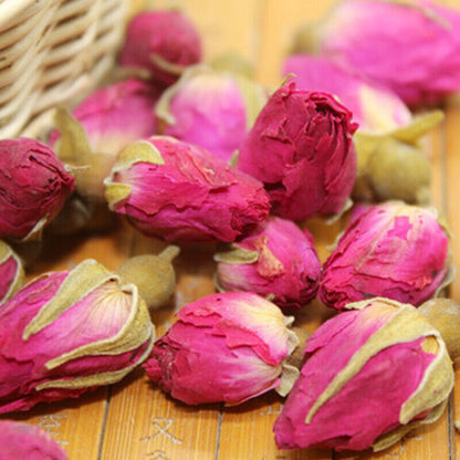 Organic Red Rosebud Rose Buds Flower Floral Premium Chinese Loose Herbal Tea