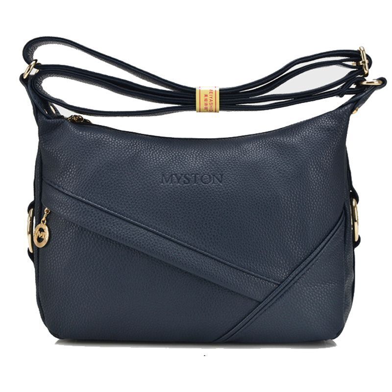 Genuine Leather Handbags Bag Black Shoulder Handbags Crossbody Travel Messenger