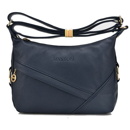 Genuine Leather Handbags Bag Black Shoulder Handbags Crossbody Travel Messenger