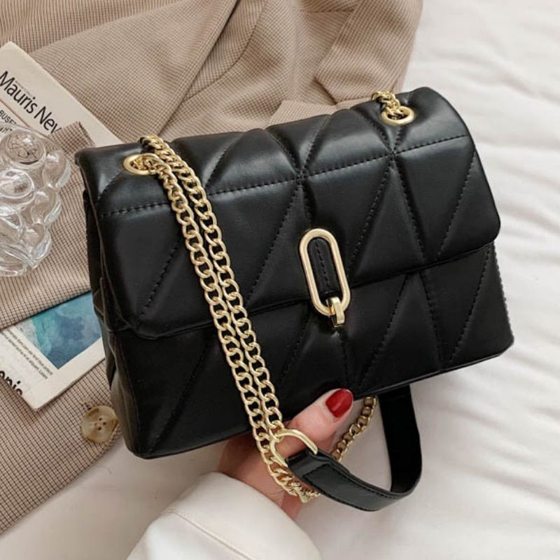 Green Shoulder Bag Women Leather Luxury Handbags 16*23*11 CM Accessories Travel