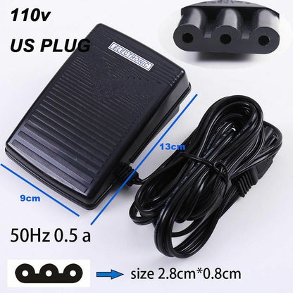 Sewing Machine Foot Pedal Speed Adjust Controller Motor Accessories Power Switch