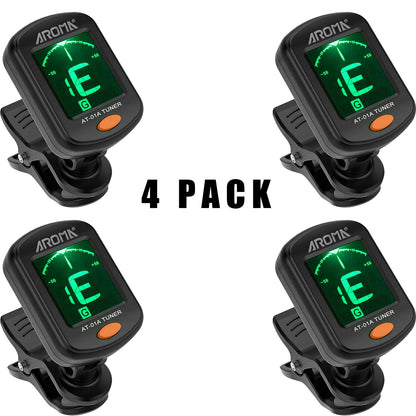 LCD Clip On Chromatic Acoustic Electric Guitar Bass Ukulele Banjo Violin Tuner