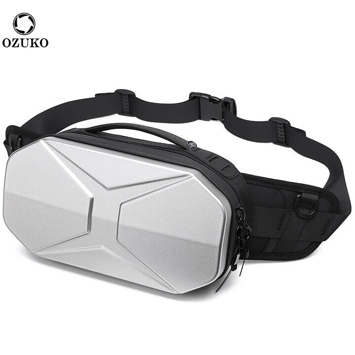 OZUKO Men's Sling Backpack Oxford Waterproof Crossbody Bag Waist Pack Sport Bag