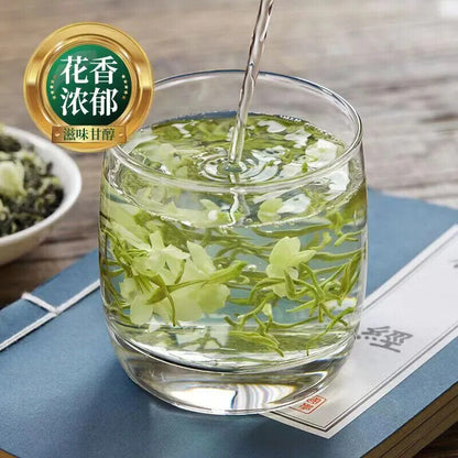 Premium Jasmine Snow Flower Tea Jasmine Flower Tea Canned 250g