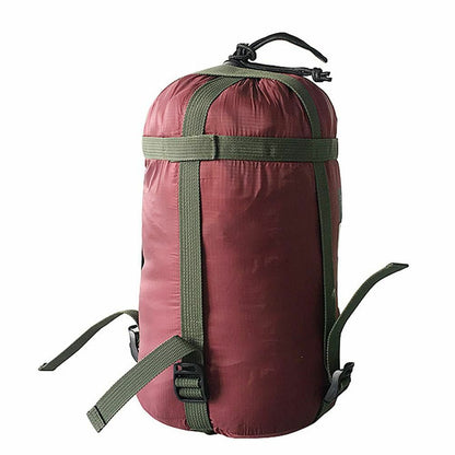 Outdoor Sleeping Bag Cover Waterproof Compression Lightweight Camping Hiking Red