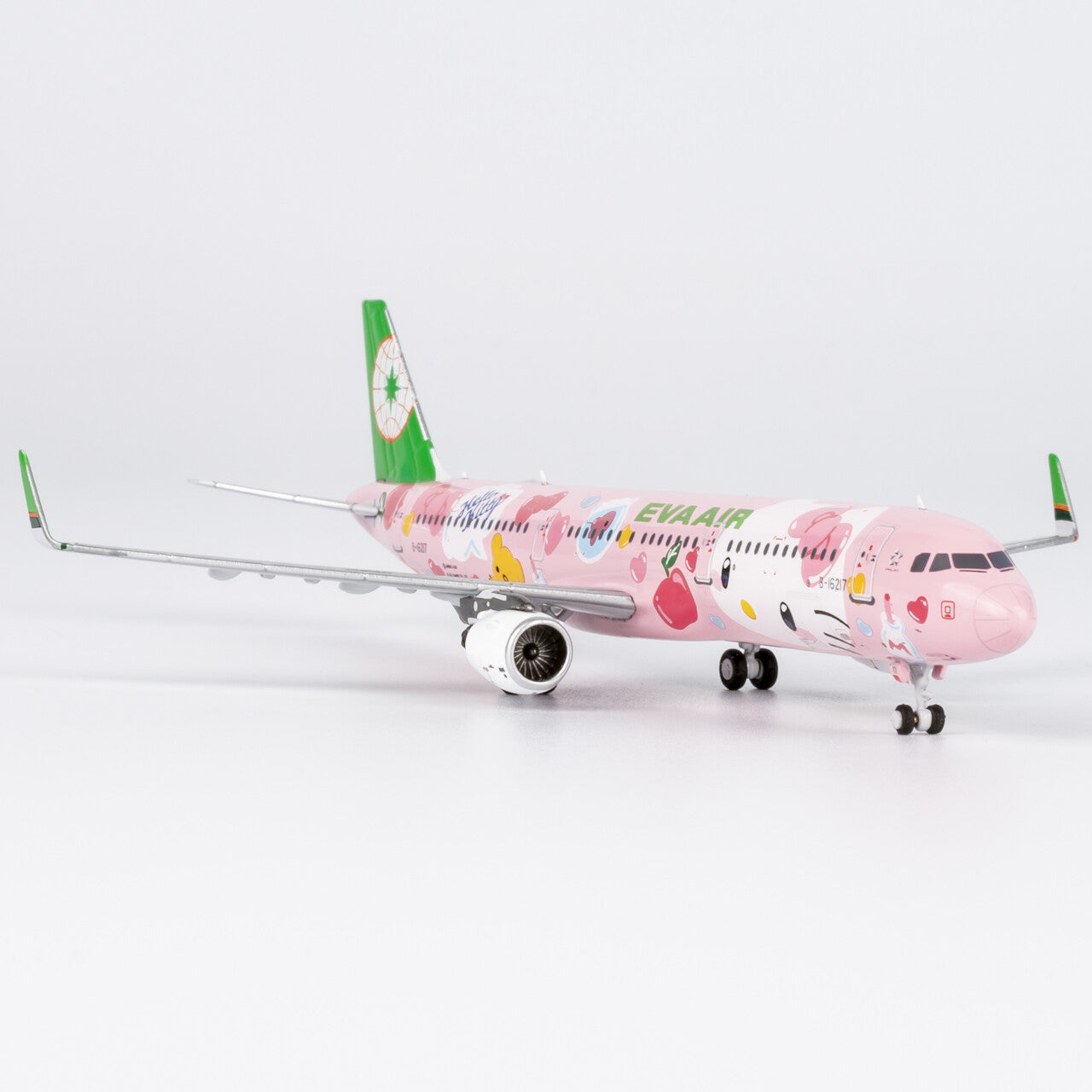 1:400 NGmodels EVA Air Airbus A321 Passenger Airplane Diecast Plane Model