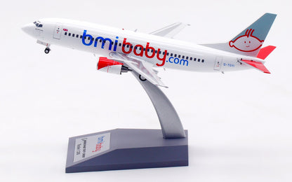 1:200 InFlight Bmibaby B737-300 Passenger Airplane Diecast Aircraft Model