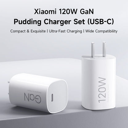 Xiaomi 120W HyperCharge Combo (Type-C) —GaN Pudding Charger Set for Phone Laptop