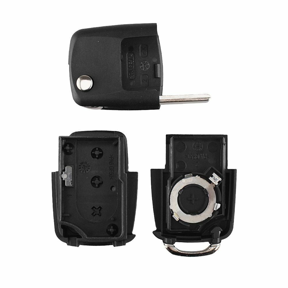 Car Key Shell For Volkswagen VW Jetta Golf Passat Skoda Flip Fold B5 B6 Beetle
