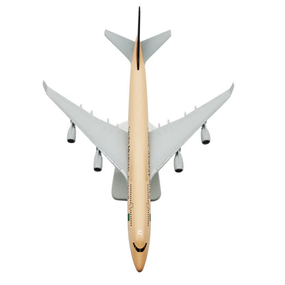 1:400 SAUDI ARABIAN B747 Airplane Alloy Model Souvenir with Display Stand B