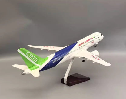 47CM 1:82 CHINA COMAC C919 Passenger Airplane Landing Gear Resin Aircraft Model