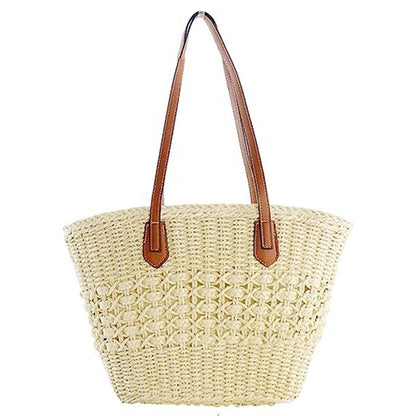 Women Straw Hobo Woven Shoulder Bag Large Tote Summer Travel Beach Handbag Purse