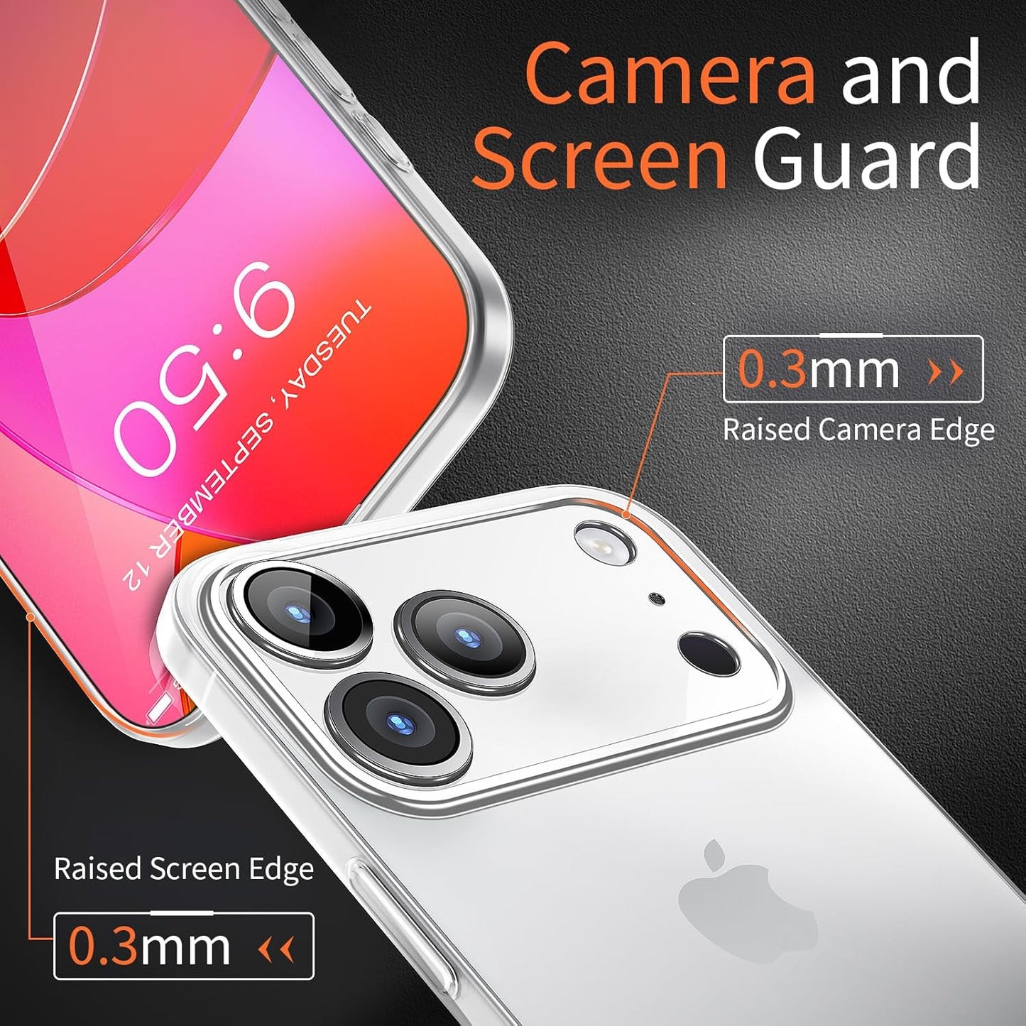 for Iphone 17 Pro Max Slim Case,0.2Mm Fit[Paper-Thin]Lightweight Case Matte Fini
