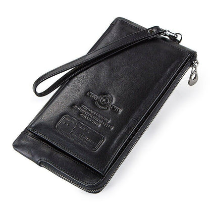 Leather Fashion Long Wallet Women Card Holder Zipper Coin Purse Clutch Bag 1 PC