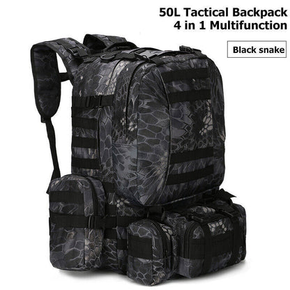 Tactical Backpack Men's Military Backpack Sport Bag Hiking Army Camping Bags