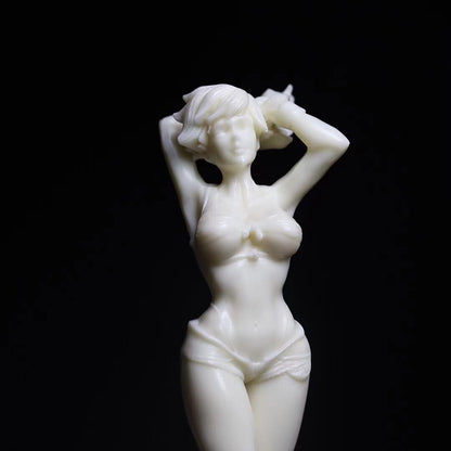 8" Beautiful Girl Figurine Statue Hot Lady Body Model Art Decor