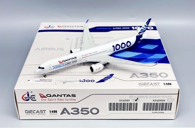 1:400 JC Wings AIRBUS A350-1000 Passenger Airplane Diecast Aircraft Plane Model