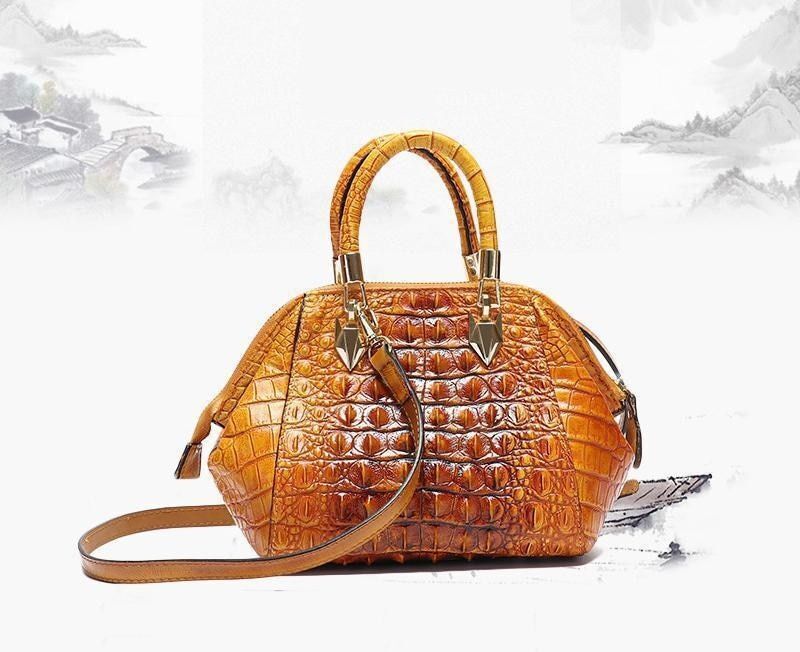 Retro Small Bag Genuine Leather Shoulder Crossbody Bag Handbag Purses Shell 1 PC