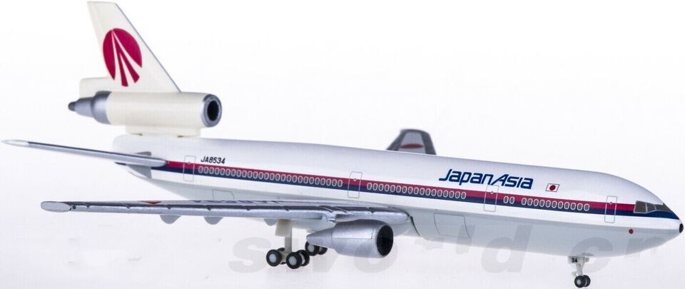 1:500 Hogan Japan Asia McDonnell Douglas DC-10-40 Passenger Plane Diecast Model
