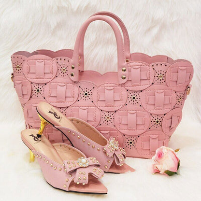 Women Shoes Bag matching High Quality Design Matching Shoes and Bag