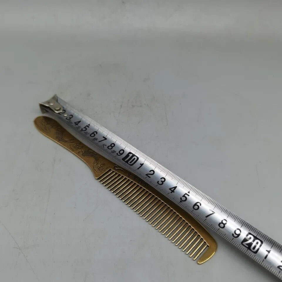 1pc Handmade Copper Comb Health Care Hair Comb