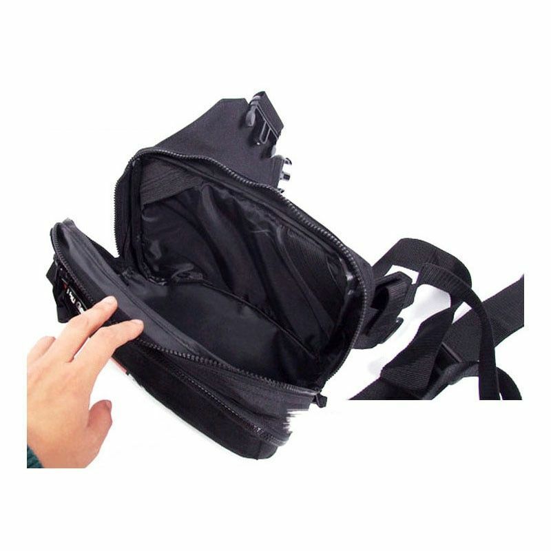Fishing Tackle Lure Waist Bag Waterproof Portable Bass Trout Hook Line Bait Reel