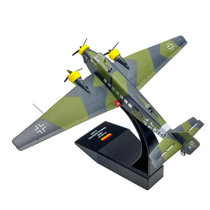 1/144 Scale German Luftwaffe Junkers Ju52 Transport Plane Metal Airpalne Model
