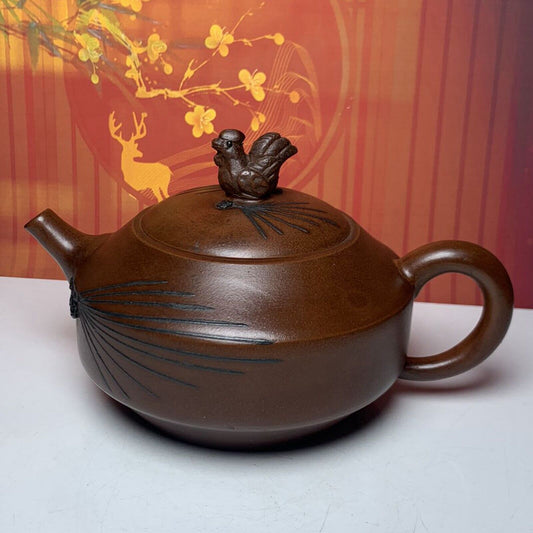 Vintage Chinese Yixing Purple Clay Teapot Zisha Ceremony Teaware Collection Rare