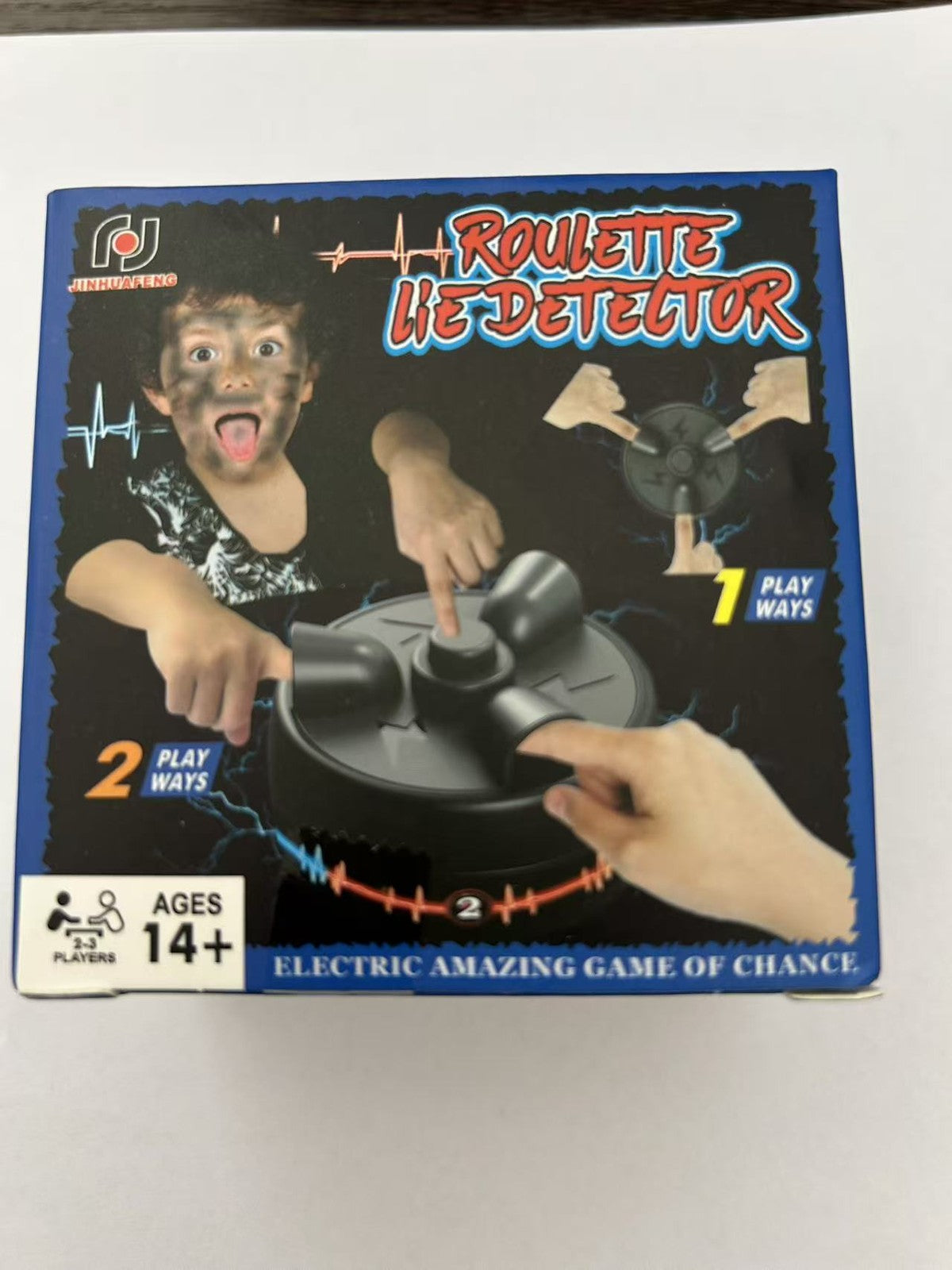 Micro Electric Shock Lie Detector Decompression Party Finger Game Desktop Truth