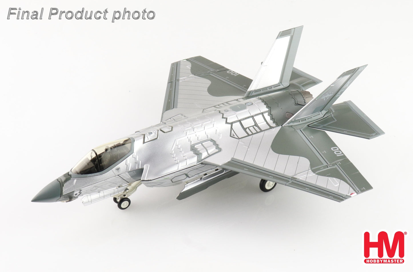 1:72 HM Lockheed F-35C "Mirror Coating' US Navy 2022 Fighter Diecast Plane Model