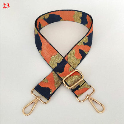 Camouflage Print Bag Shoulder Strap Handbag Replacement Adjustable Belt Handle