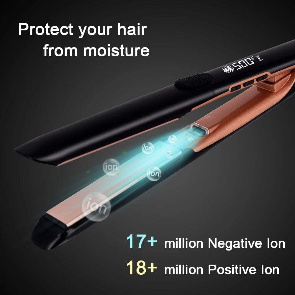 Plasma Hair Straightener 260°C Ionic Salon Flat Iron