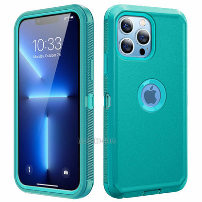 For iPhone 13 Pro Max 13 mini Phone Case Shockproof Rubber Heavy Duty Hard Cover