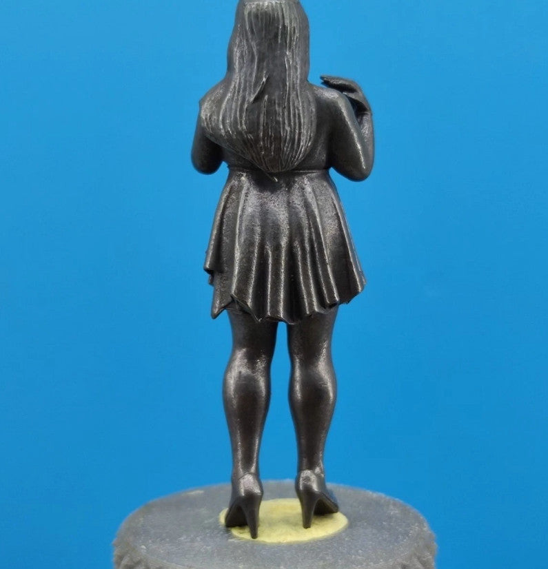 57Mm Black Brass Sexy Sleepwear Selfie Beauty Plump Girl Statue Beauty Model Art