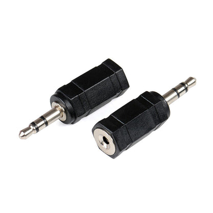 2pcs Stereo Audio Jack Adapter 3.5mm Plug to 2.5mm Jack MP3/MP4 players