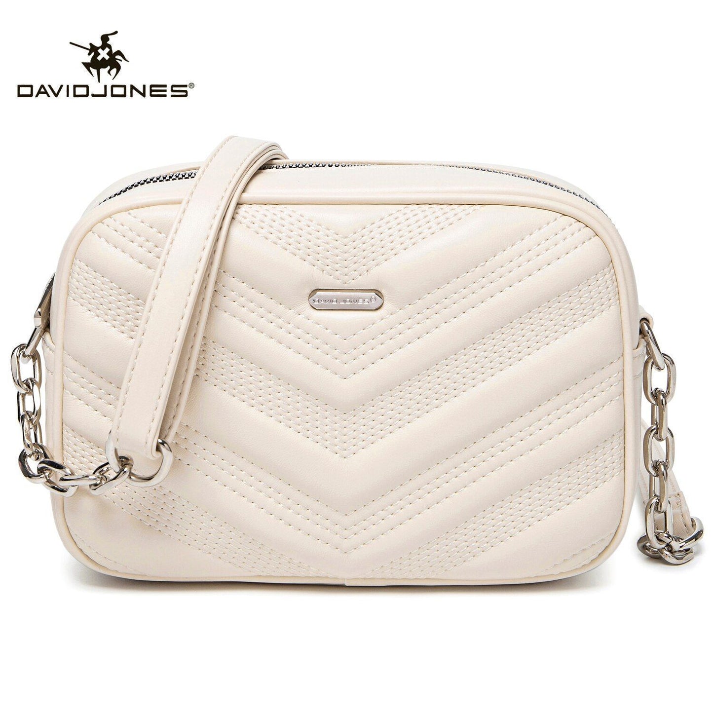 Retro Diagonal Straddle Bag Rectangle Artificial Leather Shoulder Bag 21*8*15 CM