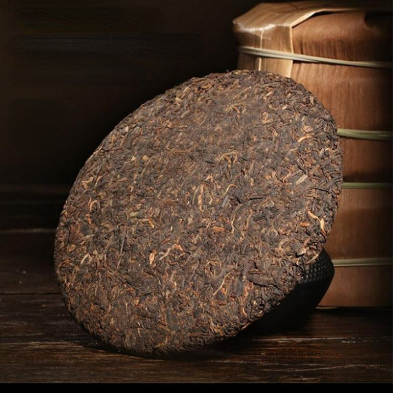 357g Yiwu Ripe Puerh Tea 2020 Year Old Tree Pu-erh Cooked Tea Yunnan Pu'er Tea