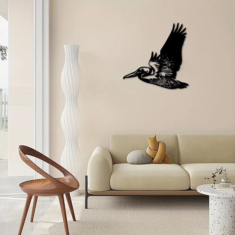 Pelican Metal Wall Art,Metal Wall Art Interior Decoration, Home Office Wall