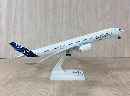 33CM 1:200 Risesoon AIRBUS A350-900 Passenger Plane ABS Plastic Aircraft Model