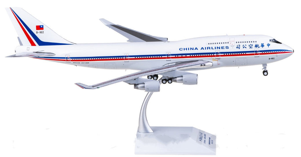 1:200 JC Wings China Airlines Boeing 747-400 Passenger Diecast Airplane Model