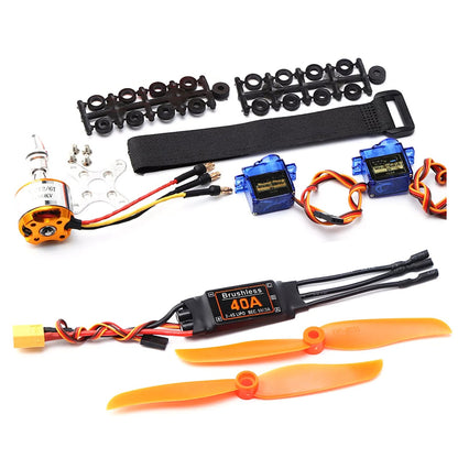 1set 2200KV Brushless Motor Kit 40A ESC 6035 Propeller Replace For RC Plane