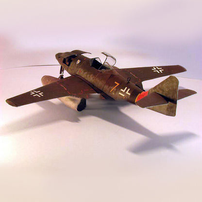 1:33 WWII German ME-262 Fighter Jet Paper Model Unassembled Military Aircraft