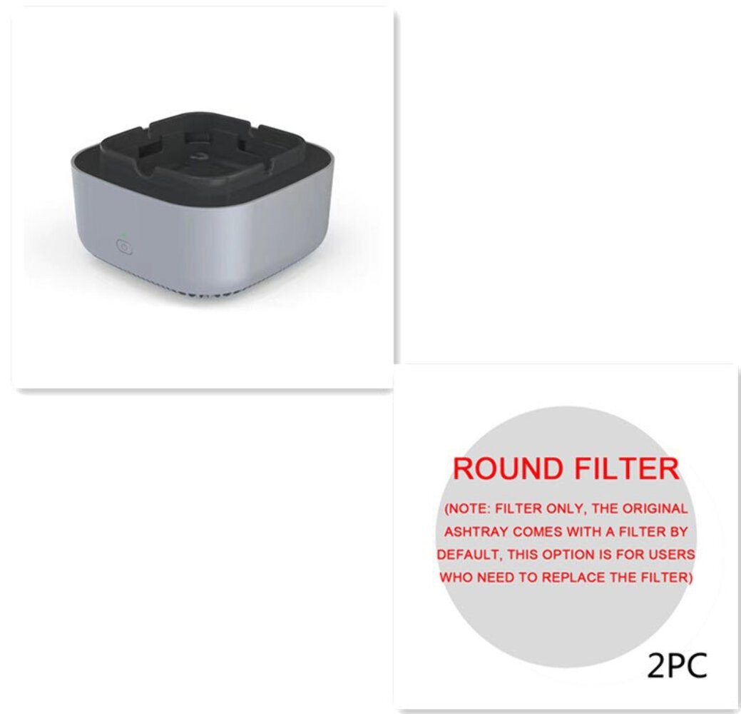Portable Car Ashtray with Air Purifier – Smokers’ Gadget
