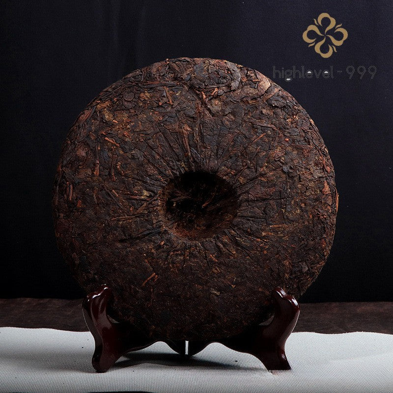 357g Ripe Pu'er Tea Cake 2008 Menghai Nannuoshan Aged Mountain Compressed Tea