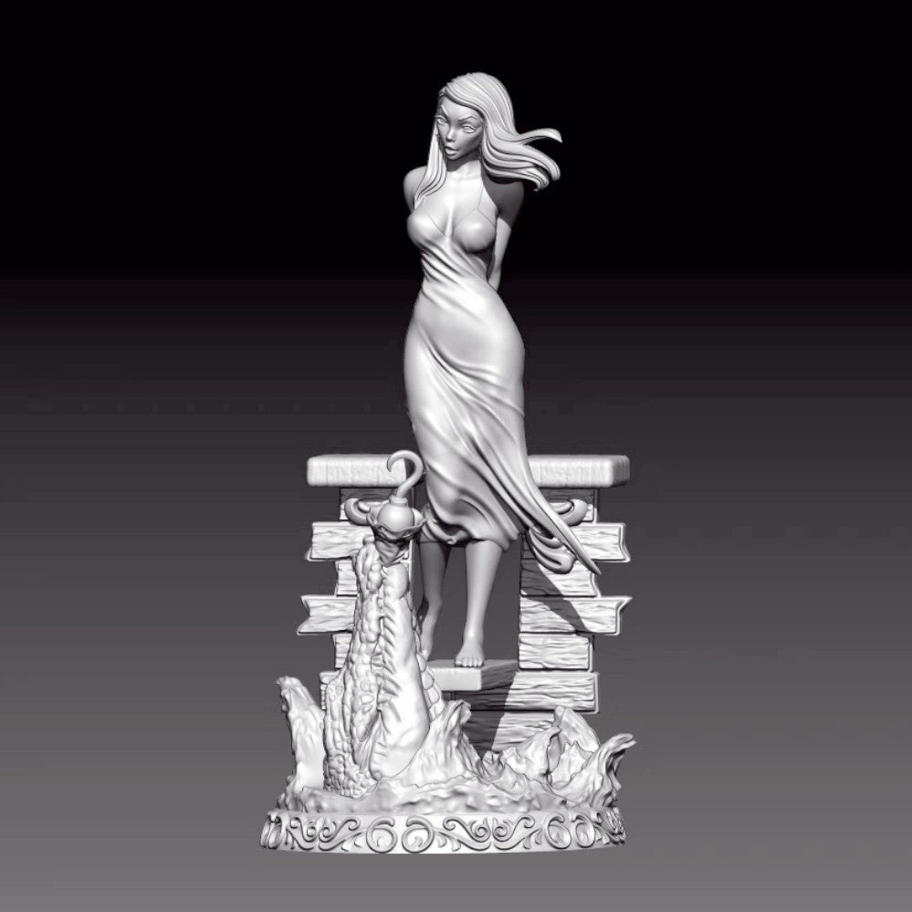 1:18 resin figures model kit Fantasy Girl Twenty Darling Unassembled Unpainted